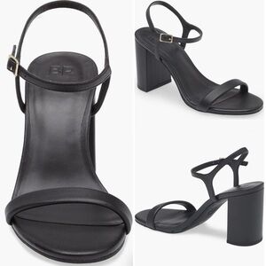 Nordstrom BP Block Pleather Heel